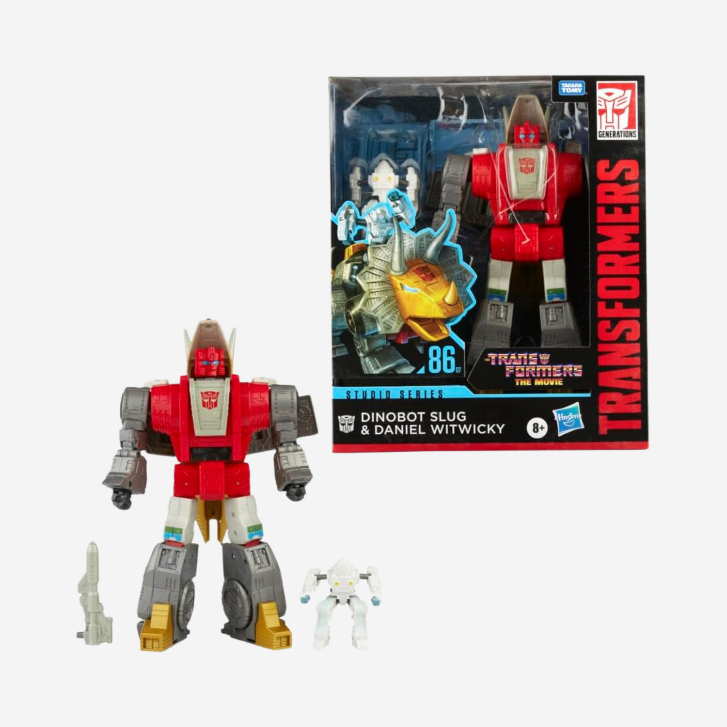 Transformers Toys Studio Series 86-07 Leader Class The The Movie 1986 Dinobot Slug 8.5-inch