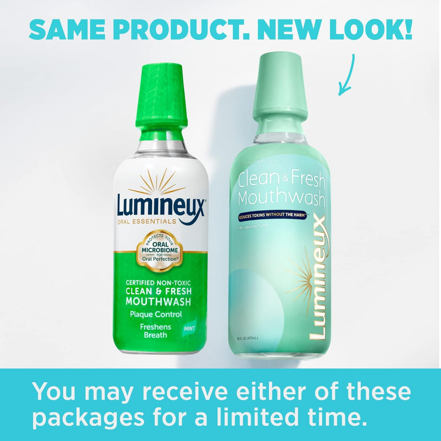 Lumineux Clean & Fresh Mouthwash 16 Oz. 2 Pack