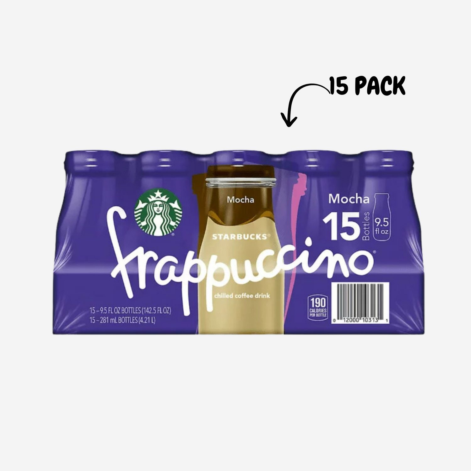 Starbucks Mocha Frappuccino, 15 ct./9.5 oz.