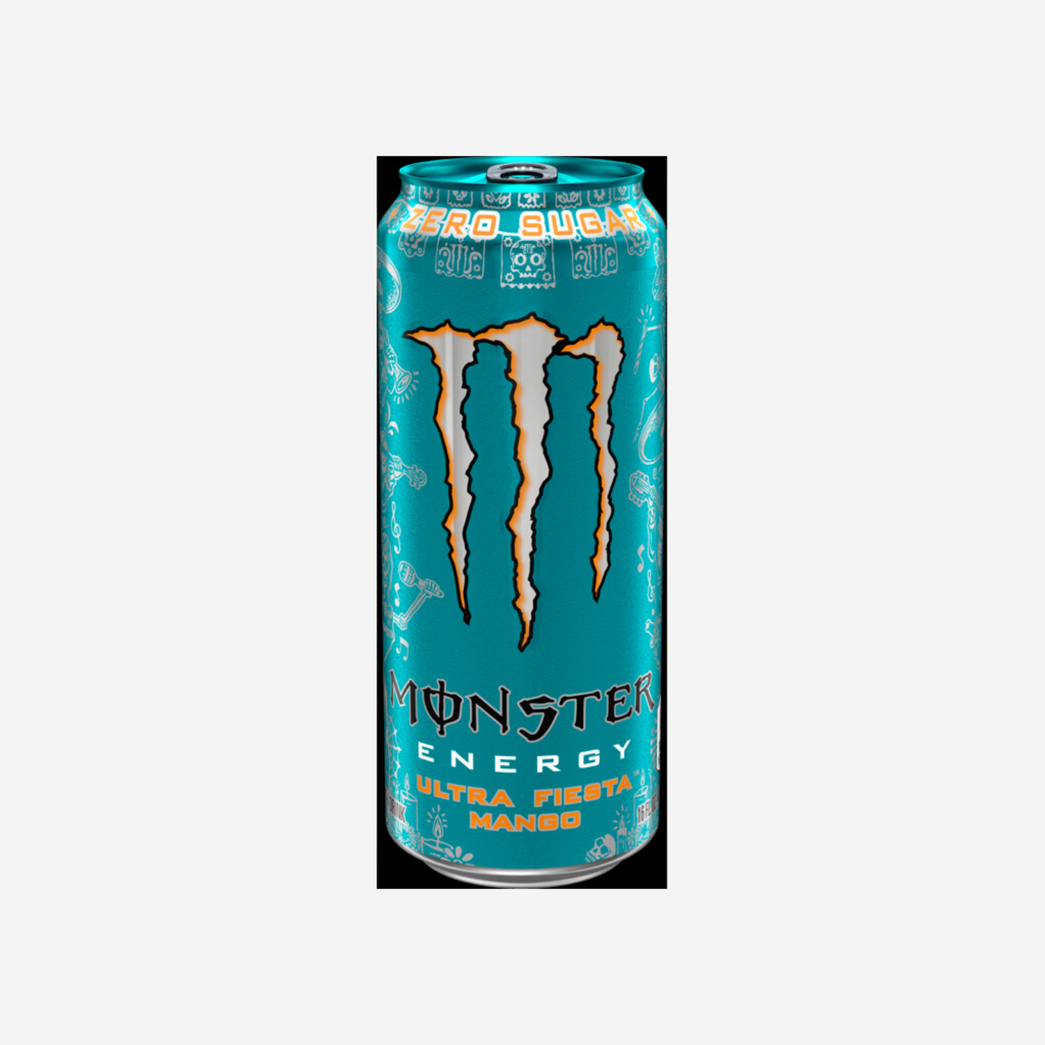 Monster Ultra Fiesta Mango, Sugar Free Energy Drink, 16 fl oz Can