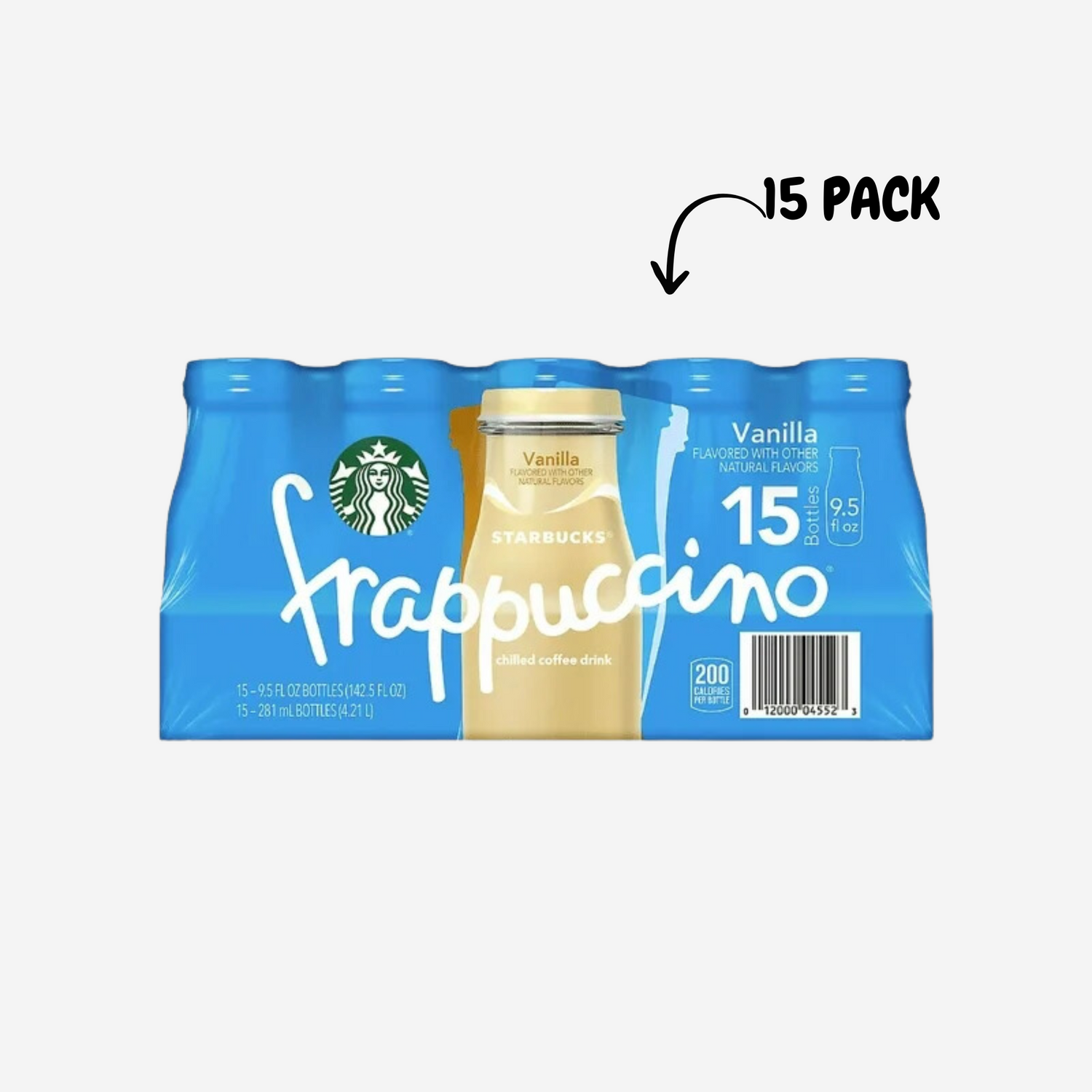 Starbucks Vanilla Frappuccino, 15 ct./9.5 oz.