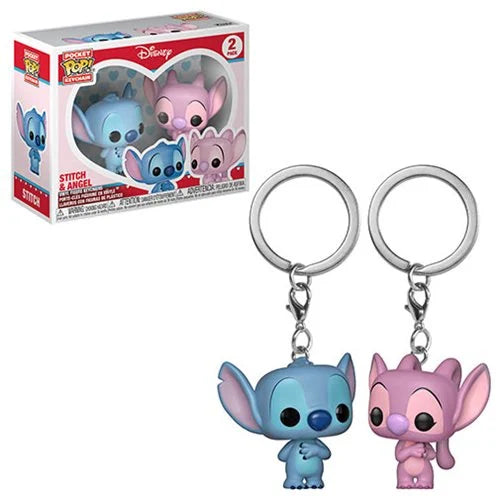 FUNKO POP! KEYCHAIN: Lilo & Stitch - Stitch & Angel