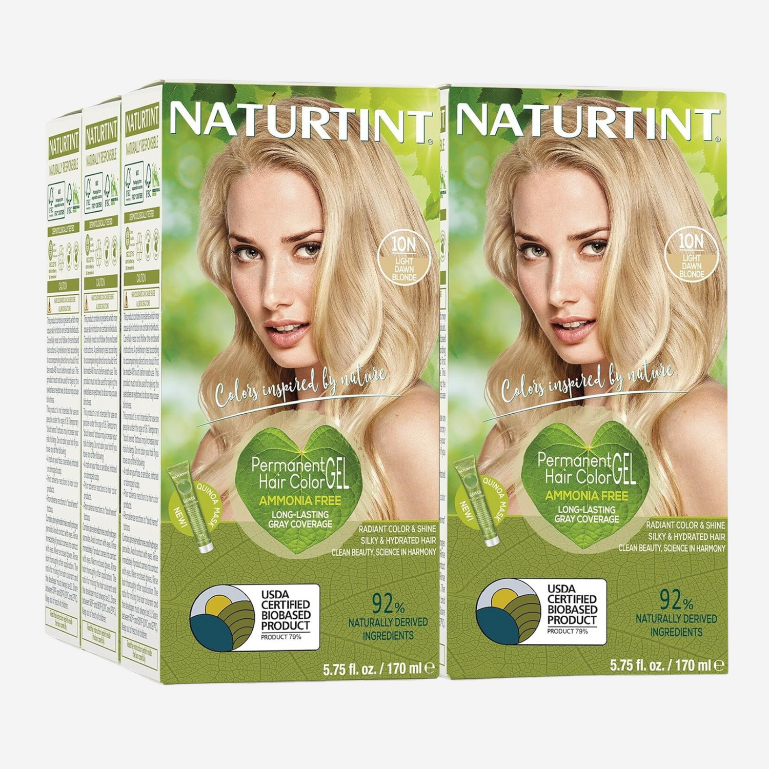 Naturtint Permanent Hair Color 10N Light Dawn Blonde (Pack of 6)