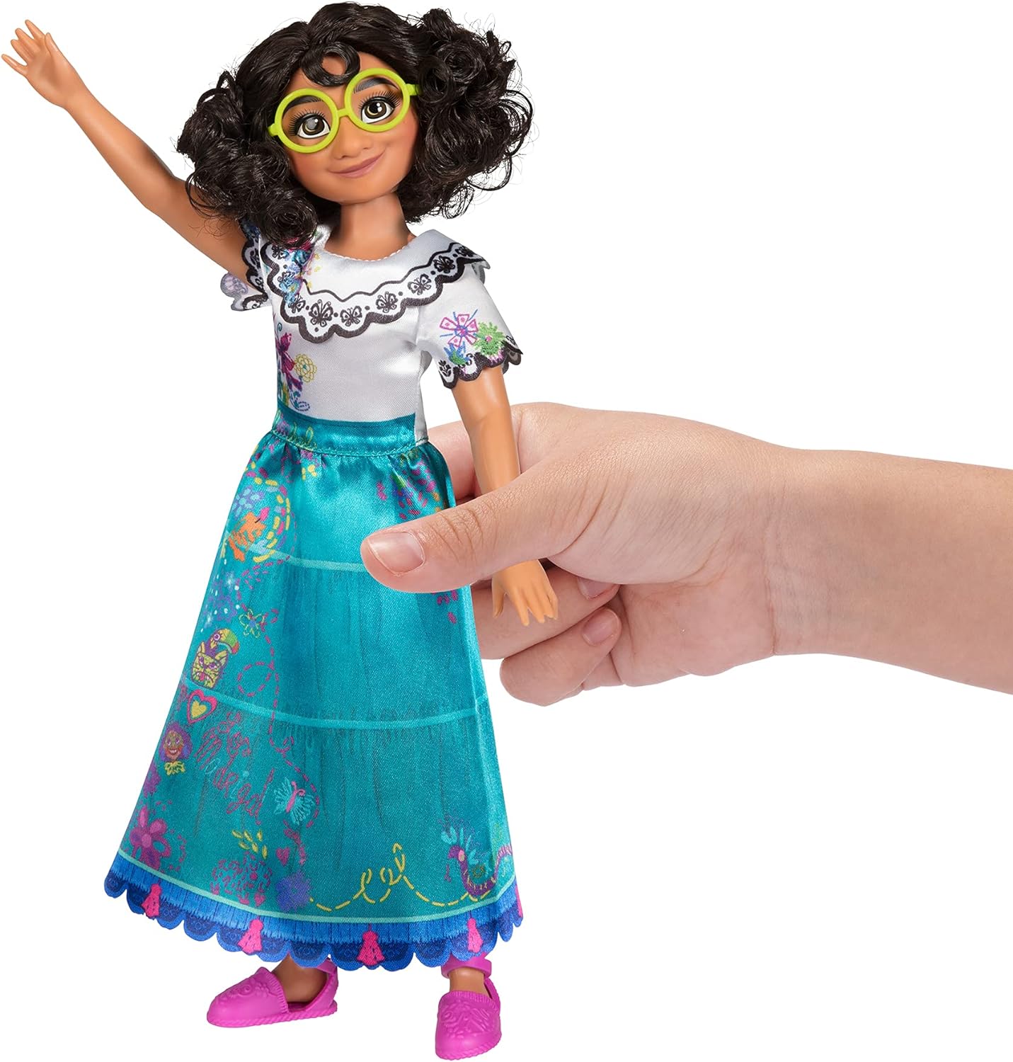 Disney Encanto Mirabel Fashion Doll with Dress, Shoes & Glasses