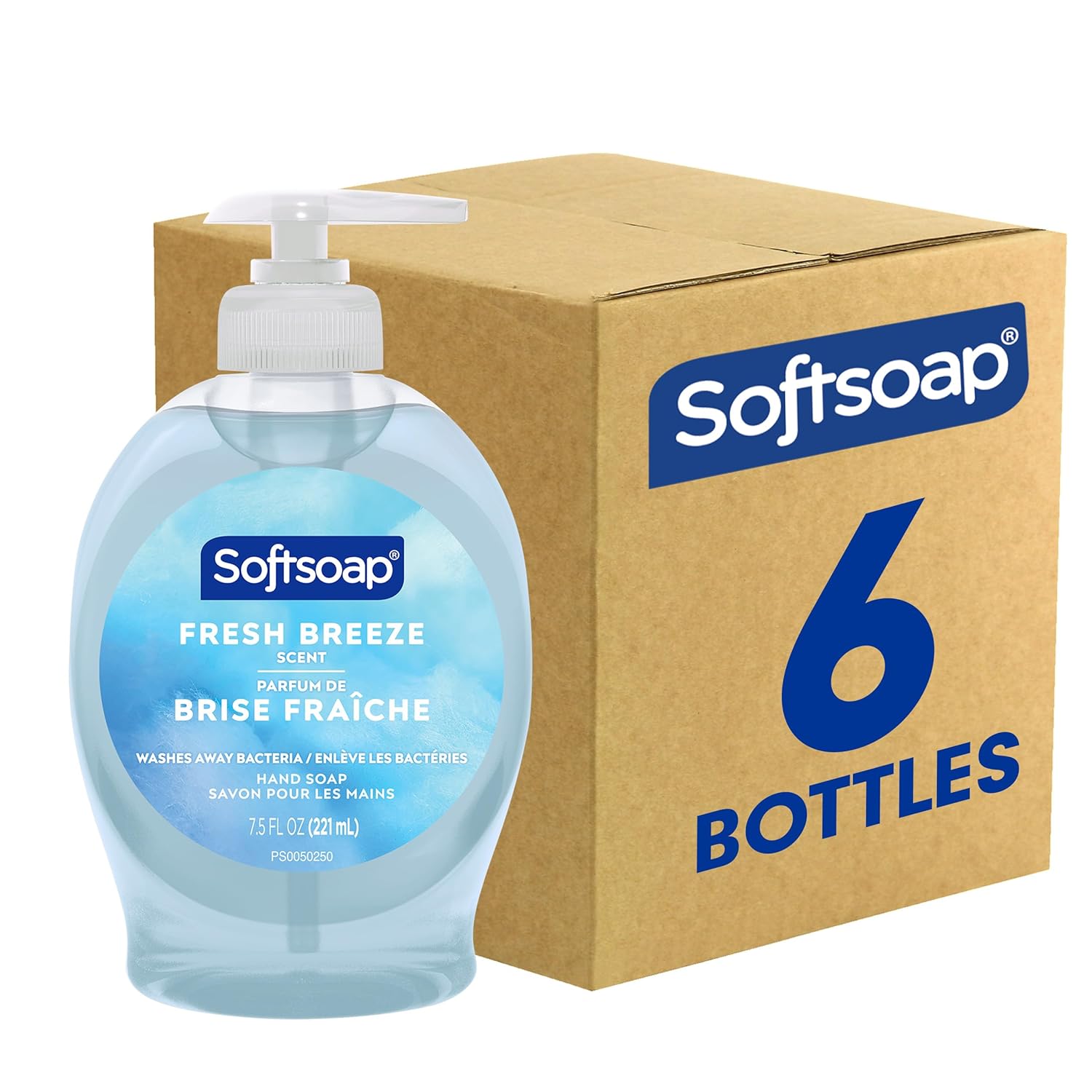 Softsoap Liquid Hand Soap, Fresh Breeze - 7.5 Fl Oz 6 Pack