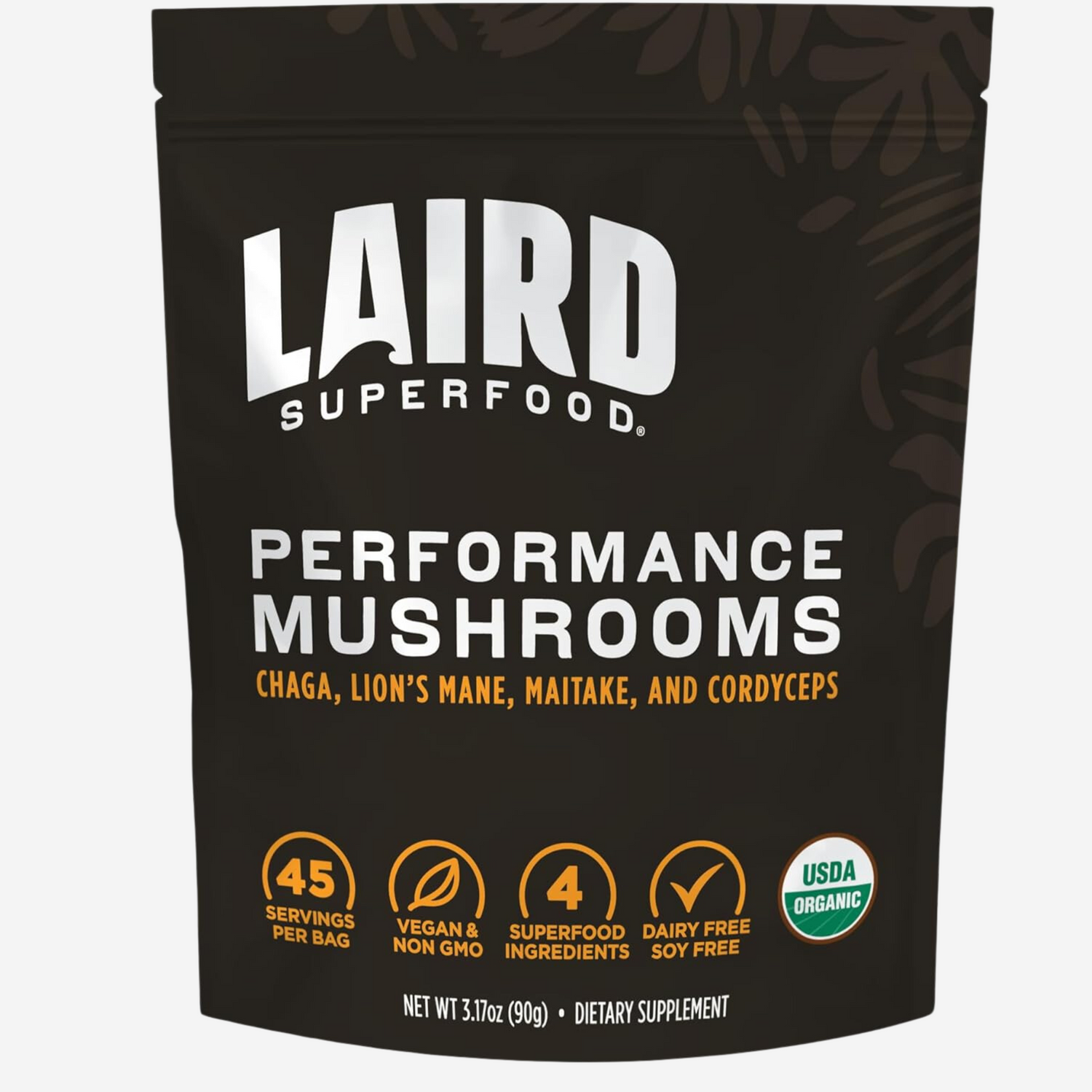 Laird Superfood Organic Performance Mushroom Blend with Chaga