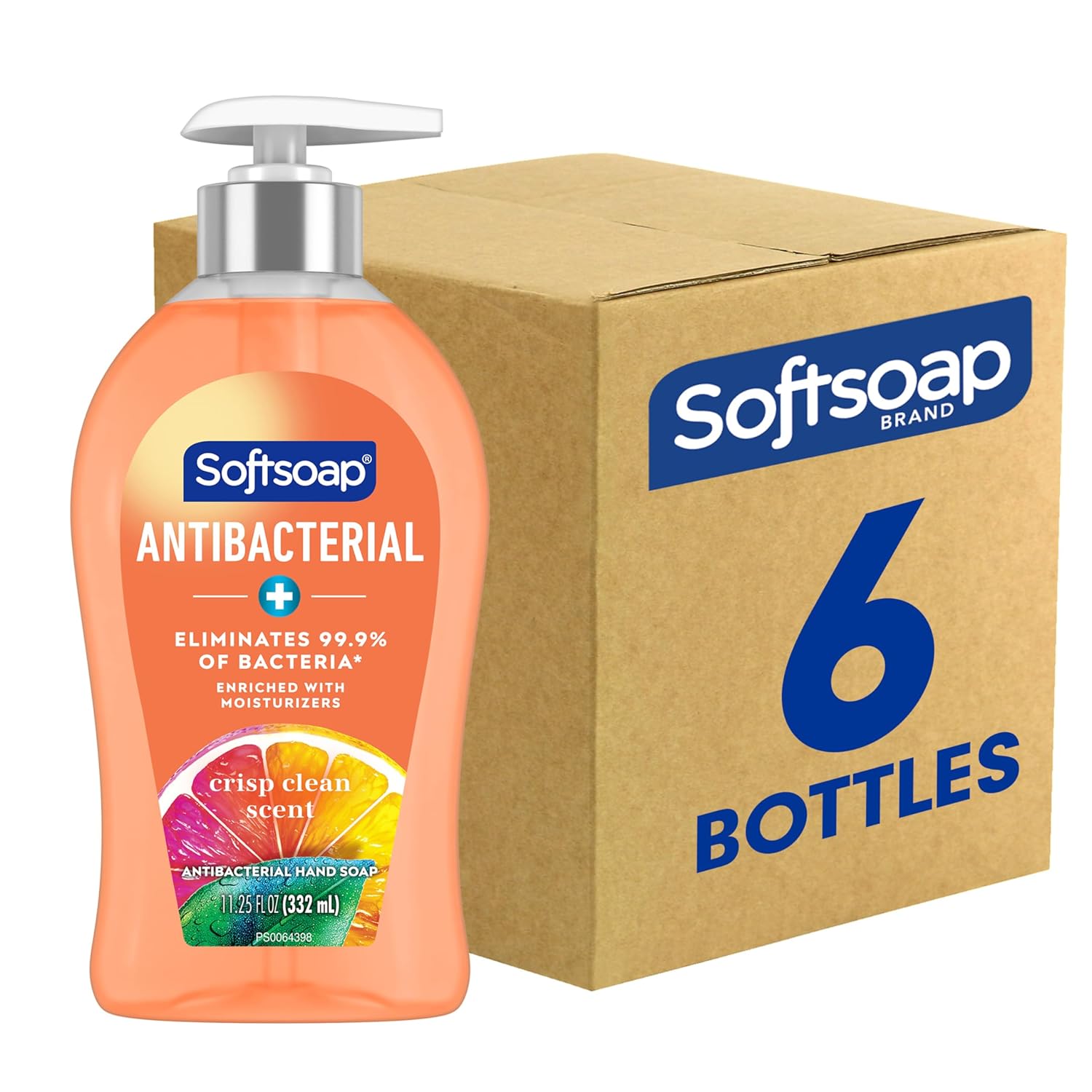 Softsoap Antibacterial Liquid Hand Soap 11.25 OZ 6 Pack