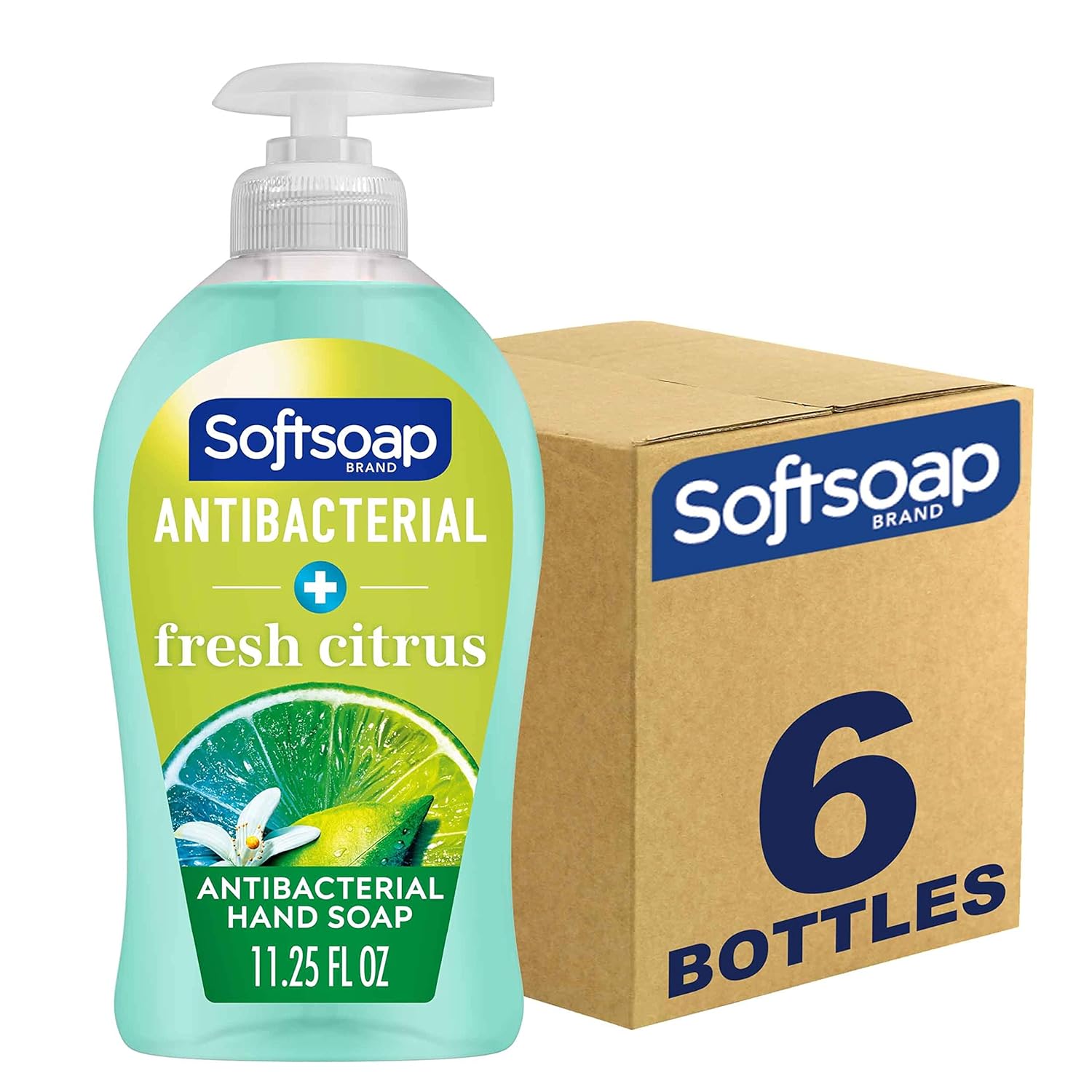 Softsoap Antibacterial Liquid Hand Soap 11.25 OZ 6 Pack