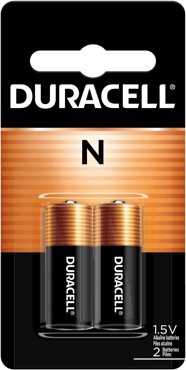 Duracell N 1.5V Alkaline Battery 2 Count 1.5 Volt Alkaline Battery